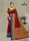 Krishnaveni Vol 1 By Meenaxi Daily Wear Cotton Printed Sarees Wholesale Shop In Surat